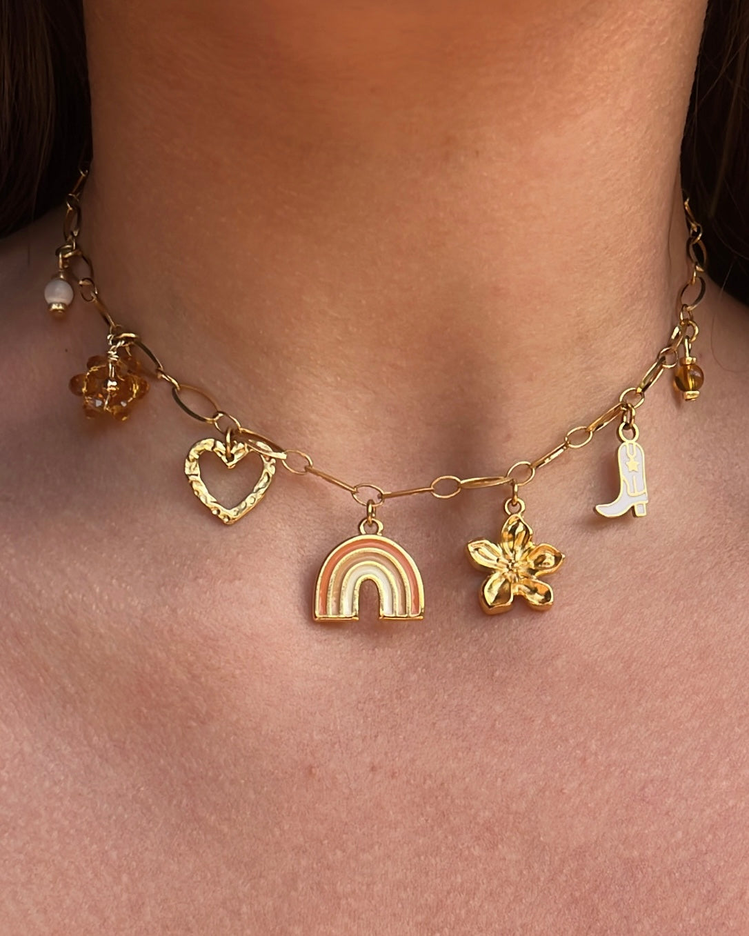 Collier Breloque Sunset