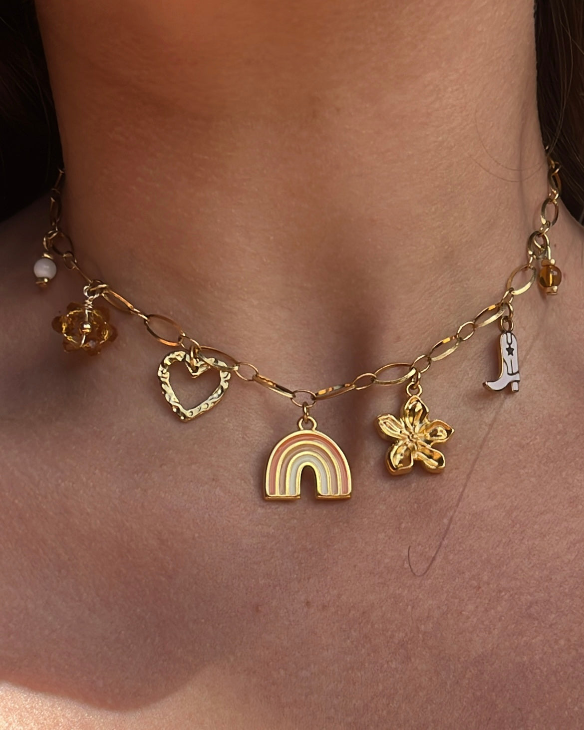 Collier Breloque Sunset