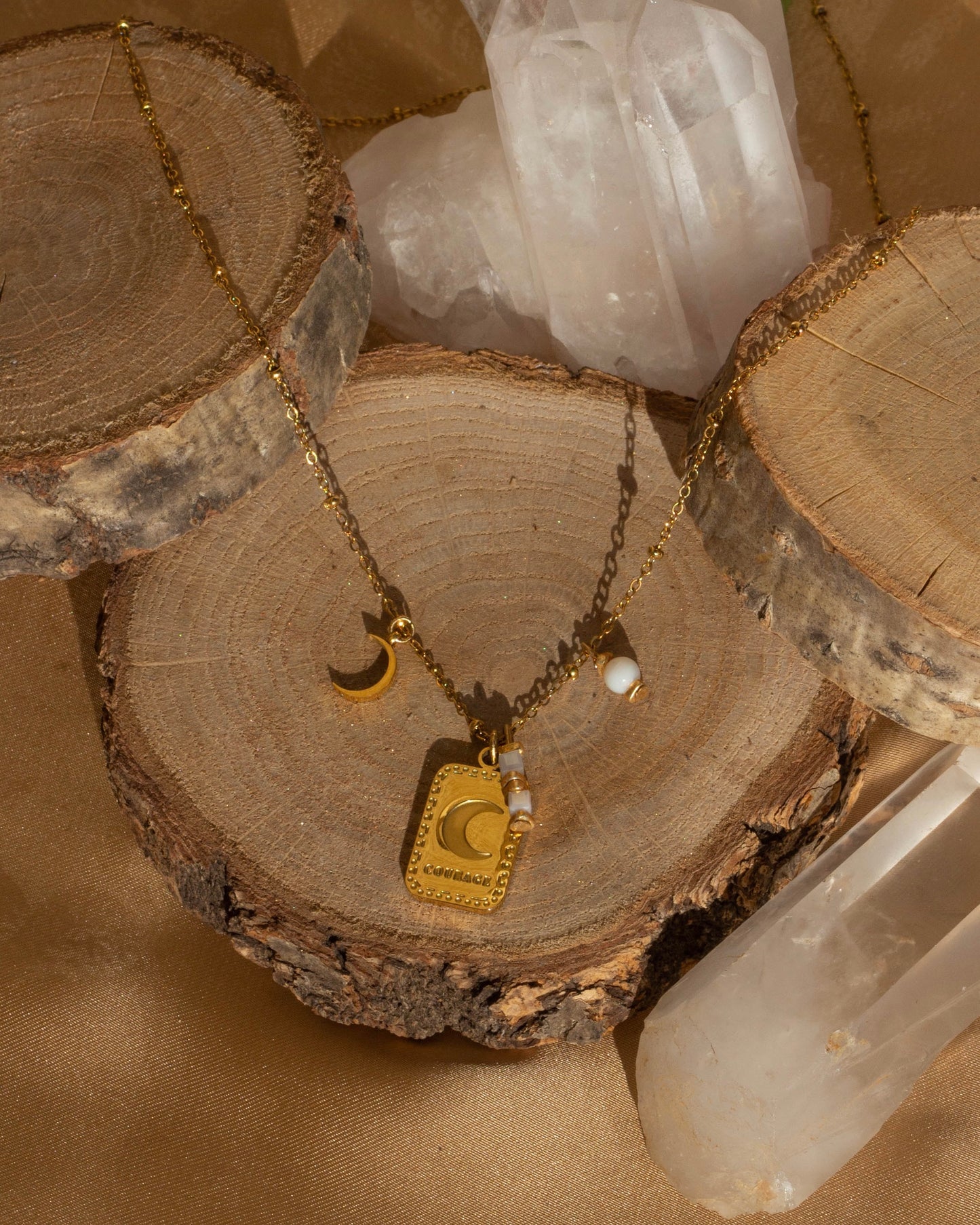 Collier long Courage