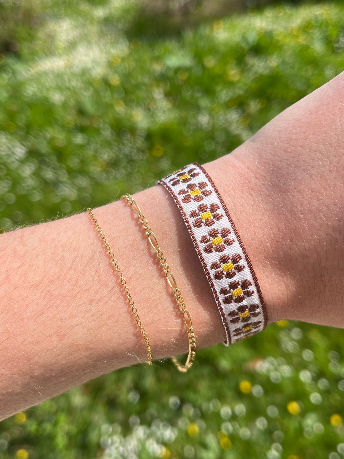 Bracelet Ruban Fleur
