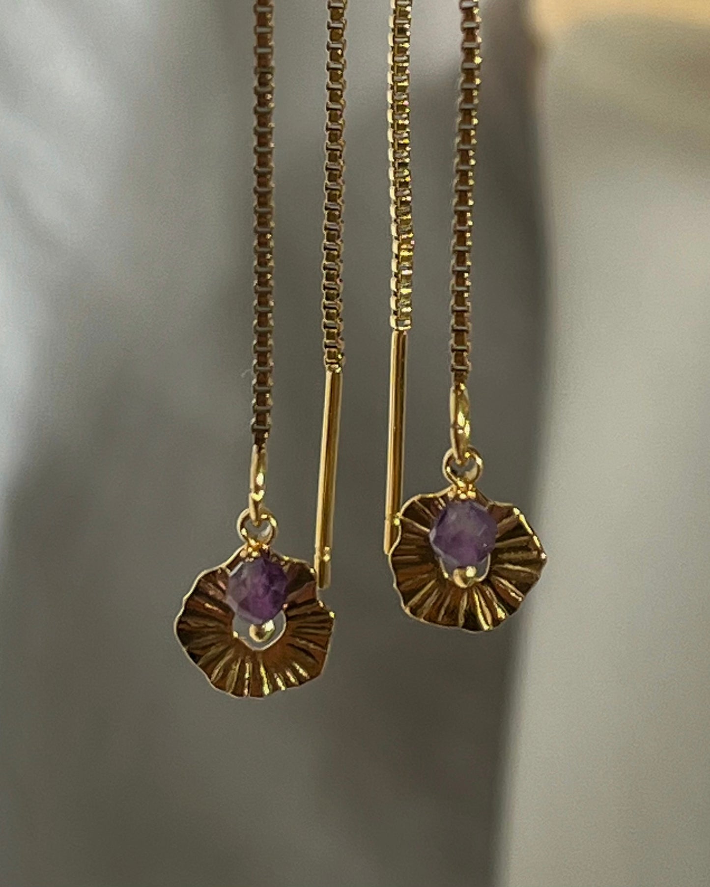 Boucles Rayonne Améthyste