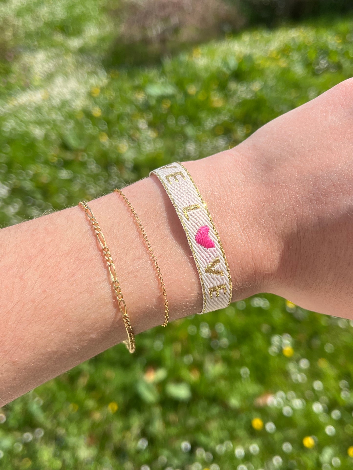 Bracelet Ruban Love