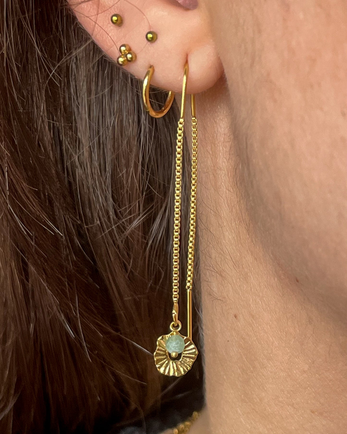 Boucles Rayonne Aventurine
