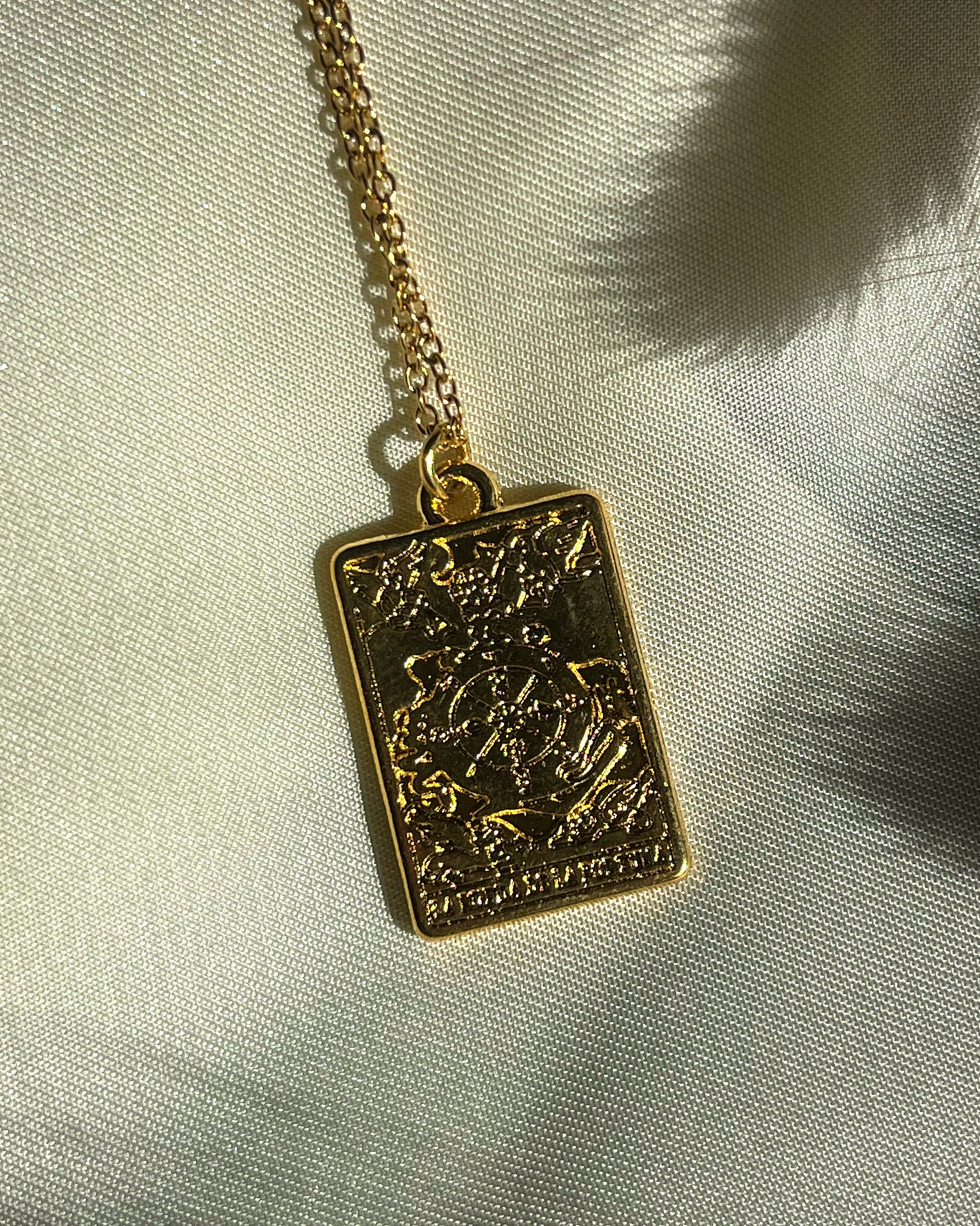 Collier Tarot "La Roue de la Fortune"