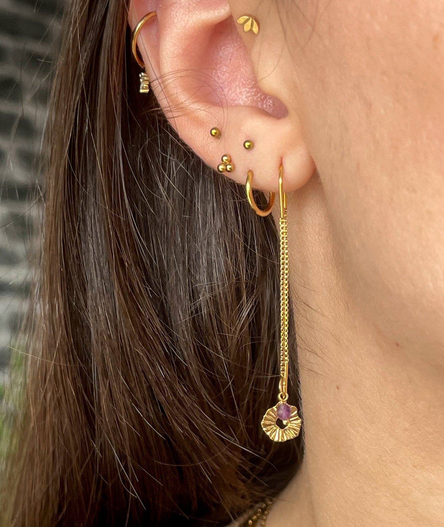 Boucles Rayonne Améthyste