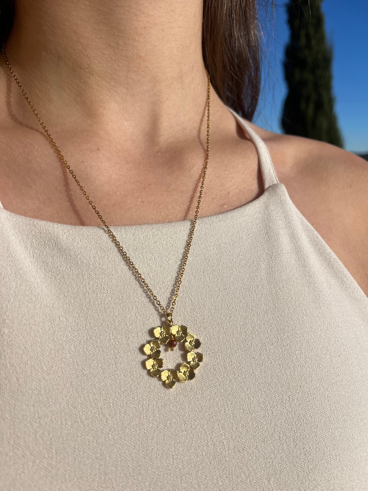 Collier Roi Jaspe Rouge