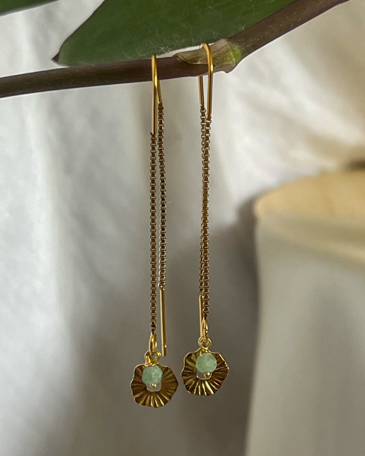 Boucles Rayonne Aventurine