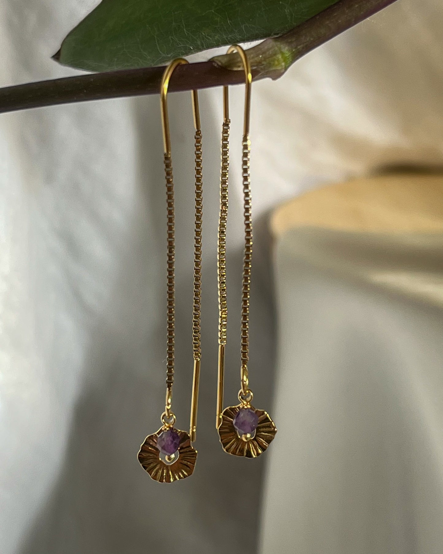 Boucles Rayonne Améthyste