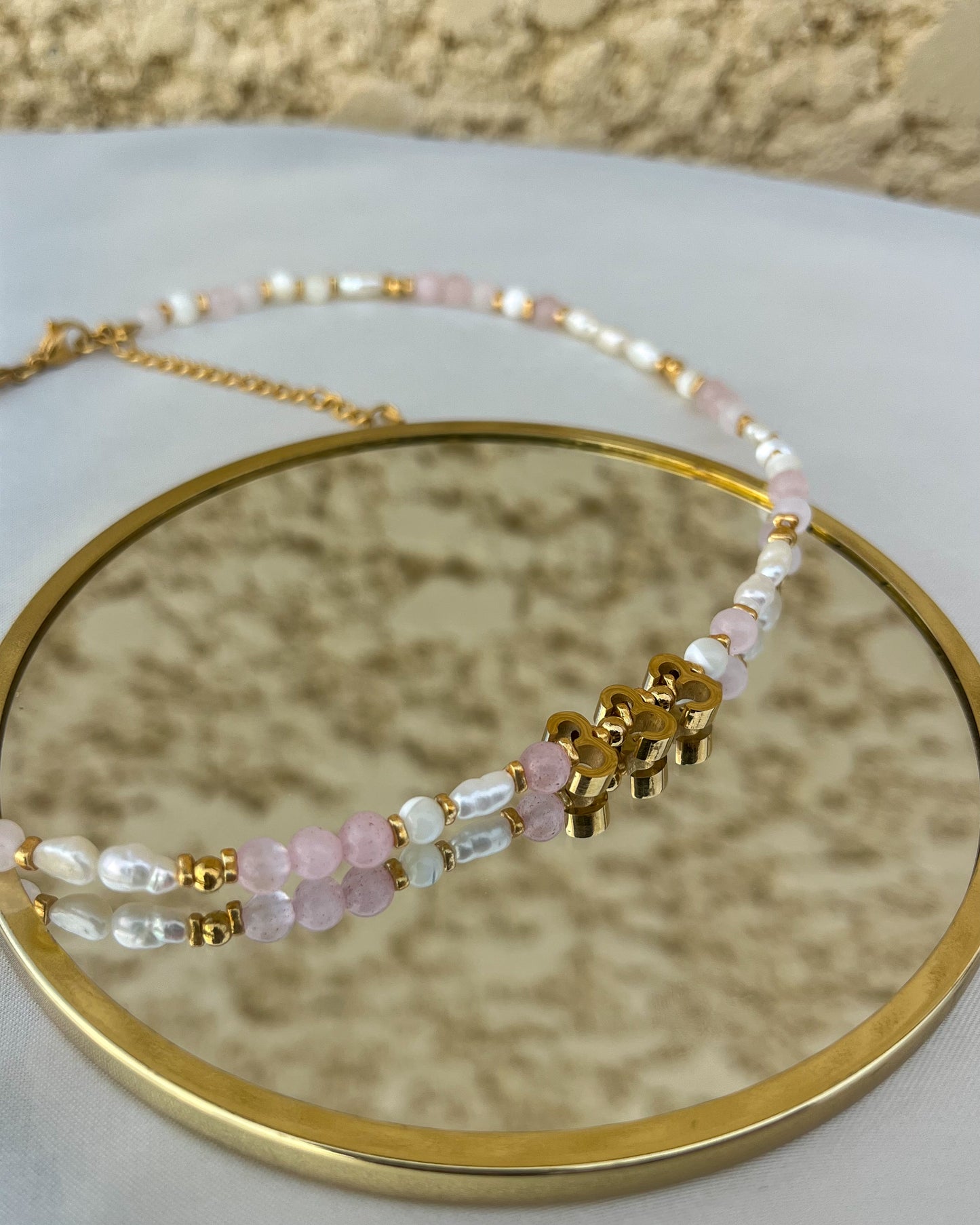 Collier Ange Rose