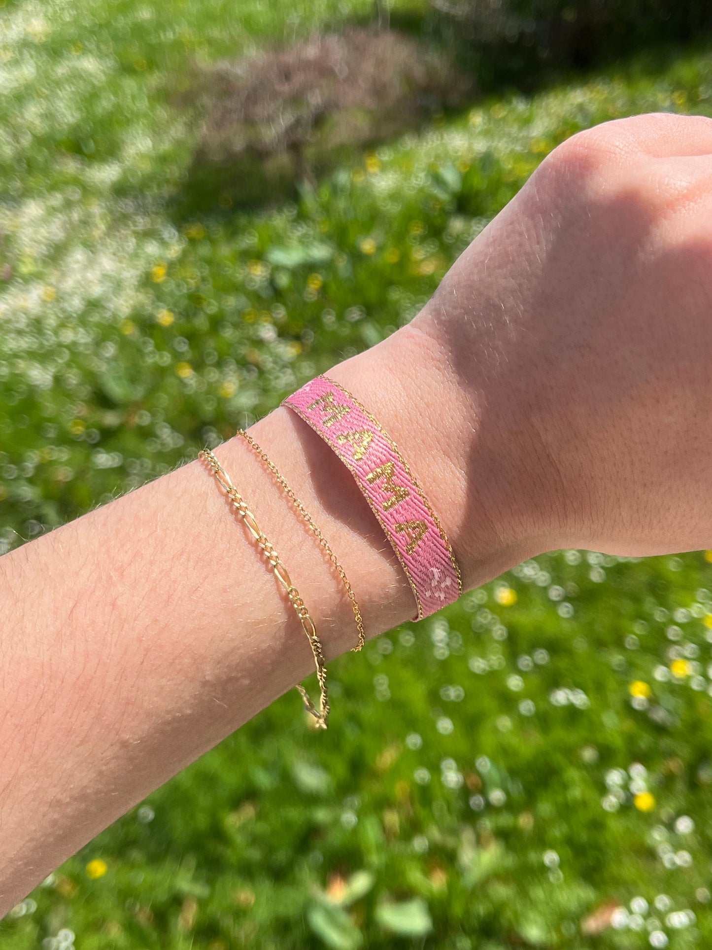 Bracelet Ruban Mama