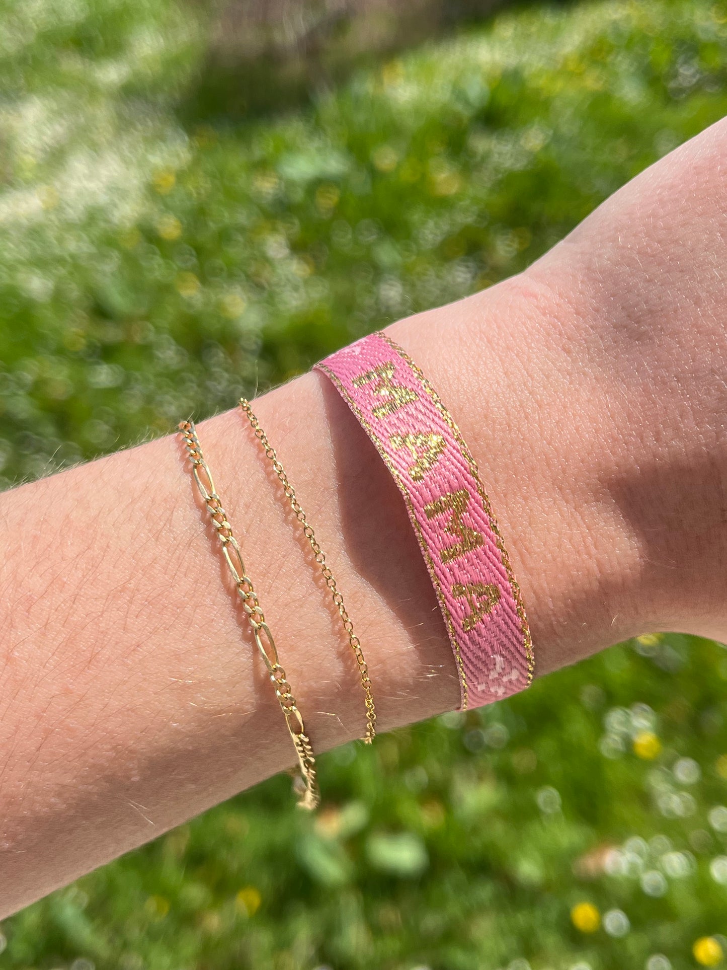 Bracelet Ruban Mama