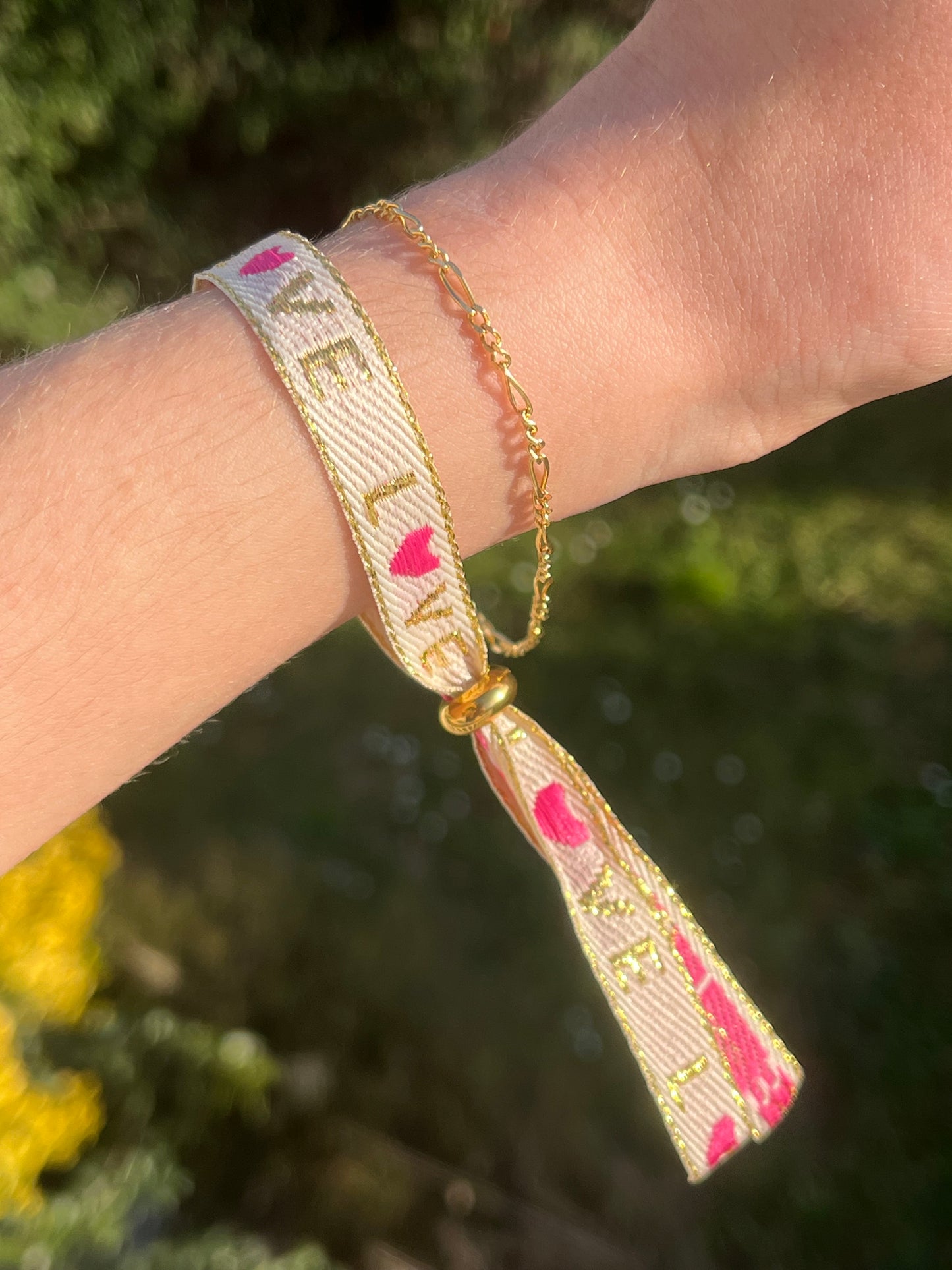 Bracelet Ruban Love